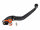 front brake lever Puig 2.0 adjustable, folding - black orange