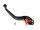 clutch lever / rear brake lever Puig 2.0 adjustable, folding - black orange