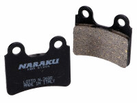 brake pads Naraku organic for Italjet Jet-Set, Peugeot...