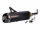 exhaust Akrapovic Slip-On Line SS black for Vespa GTS, GTV 125, 250, 300 E3, E4