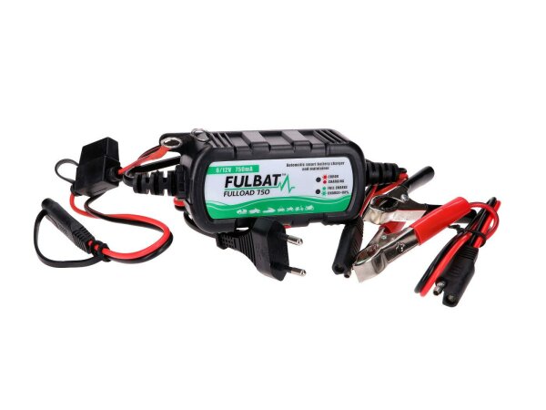 battery charger Fulbat Fulload FL750 for 6V, 12V lead-based, MF, gel, 2-20Ah = FB750514