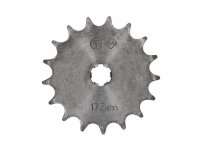 sprocket 17 tooth old type for Simson S50, SR4-1, SR4-2,...