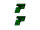 logo foil / sticker S70 Comfort black-green 2 pieces for Simson S70