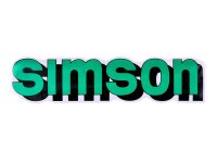 logo foil / sticker tank green, black for Simson S51