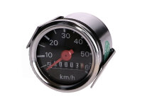 speedometer universal 60km/h black 48mm for Hercules Simson