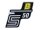 logo foil / sticker S50 B yellow for Simson S50