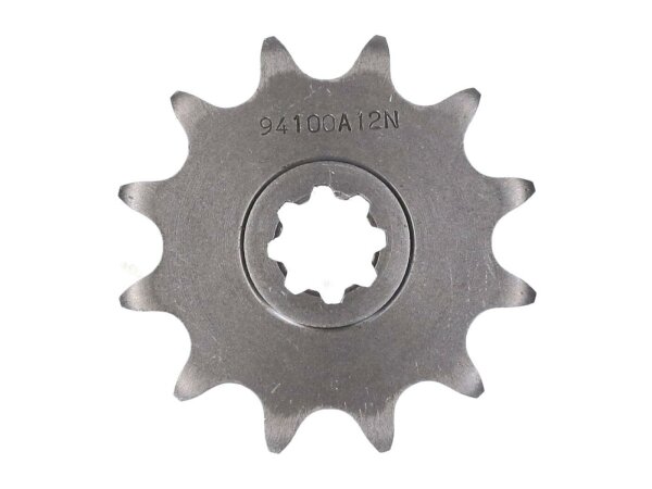 front sprocket AFAM 12 teeth 415 for Aprilia AF1, Classic, Europa, RS50, RX3 5-speed