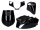 fairing kit glossy black for Piaggio Zip 2 AC 2000-