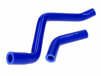 coolant hose set silicone blue for Aprilia RX, SX, Derbi...