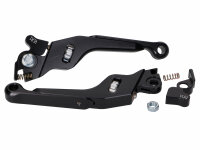 brake lever set CNC black adjustable for Gilera Runner,...