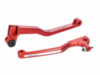 brake and clutch lever set Doppler CNC red for Beta RR...