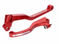 brake and clutch lever set Doppler forged CNC red for...