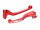 Bremshebel und Kupplungshebel Set Doppler CNC rot für Rieju MRT, Marathon -17 (mit J.Juan Bremse)