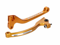 brake and clutch lever set Doppler CNC golden for Rieju,...