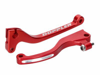 brake and clutch lever set Doppler CNC red for Sherco SE,...