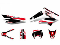 decal set black-white-red matt for Gilera SMT 11-17