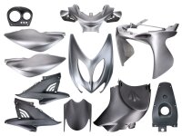 fairing kit black / grey, matt 11-piece for Yamaha Aerox,...