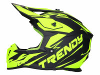 Helm Motocross Trendy T-903 Leaper schwarz / fluo-gelb...