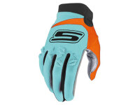 Handschuhe MX S-Line homologiert, blau / orange -...