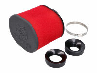 air filter Malossi E15 oval 60mm carb connection straight...