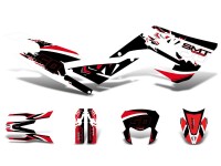 decal set black-white-red glossy for Gilera SMT 50 2018-