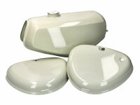fuel tank and side cover set atlas white for Simson S50,...