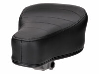 saddle / seat high quilted spring-mounted black with Puch...