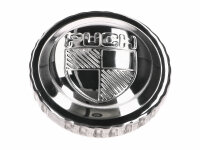 Tankdeckel Bajonett verchromt mit Puch-Logo für Puch...