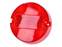 Rücklichtglas rot 100mm ohne E-Prüfzeichen...