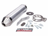 muffler Giannelli aluminum for Derbi DRD Edition 50 SM 03-07