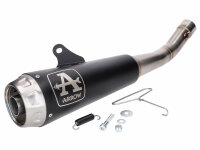 exhaust Arrow Pro-Race stainless steel black for Yamaha...