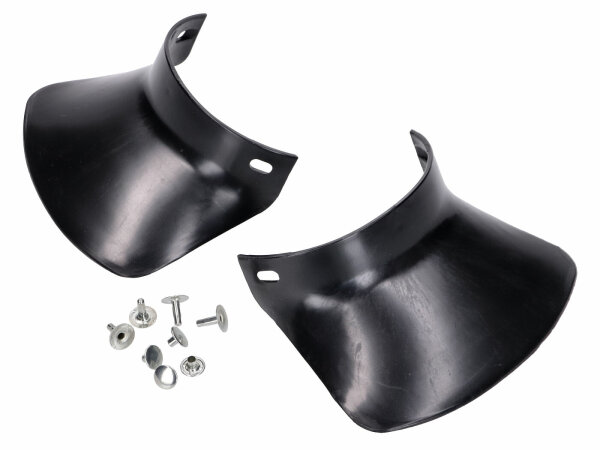 Schmutzfänger Schutzblech Set Kunststoff schwarz für Simson S50, S51, S70