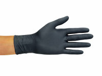 disposable nitrile gloves, 100 pieces, black, size L