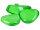 Benzintank und Seitendeckel Set grün für Simson S50, S51, S70