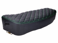 seat cover Schmitt diamond quilted, black / green for...