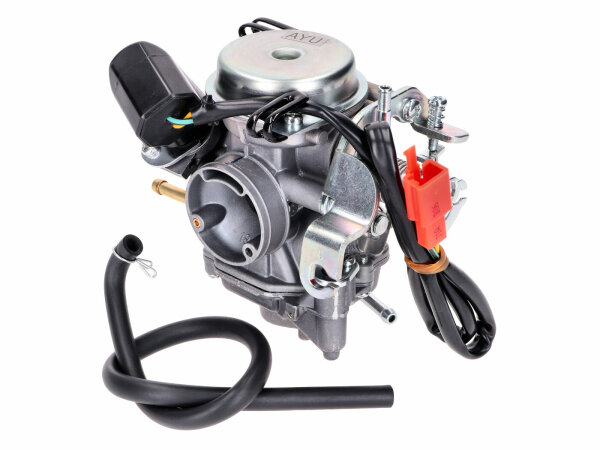 carburetor Dellorto 18mm TK SVB18 for Sym Crox, Fiddle 12 inch 4-stroke 50cc Euro5 45km/h 2021-