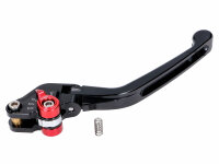 front brake lever Puig 3.0 adjustable, folding - black red