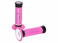 handlebar rubber grip set Doppler Grip 3D pink / white /...