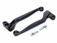 clutch and brake lever set ALU anodized black for Simson...