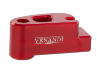 spacer Venandi CNC, rear brake plate stopper, red for Simson