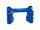Lenkeraufnahme Venandi Dogbone CNC blau für Simson S50, S51