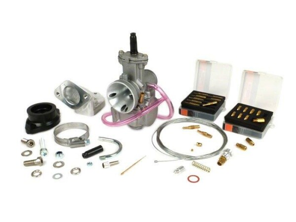 Carburettor kit -BGM PRO 195-225 cc- Lambretta LI, LIS, SX, TV (2nd series, 3rd series), DL, GP - Ø=30mm Polini