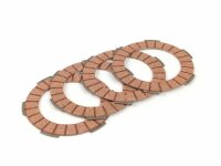 Clutch friction plate set -BGM PRO Superstrong Racing Red...