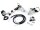 Blinker Nachrüst Set für Lenkerendenblinker Moto Nostra LED , mit E-Kennzeichnung, 6 Volt Vespa Smallframe V50, 50N, PV, ET3, Largeframe Rally, Sprint, TS, GT, GTR, SS180 Ø=24mm Weiss