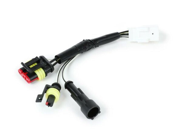 Kabel-Adapter-Kit Blinkerumrüstung hinten BGM PRO Vespa GTS125-300 (Modelljahre 2018) zur Verwendung von Moto Nostra LED Blinker mit dynamischen LED Lauflicht und Rücklicht Modelljahr 2019