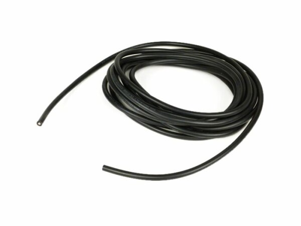 Ignition cable -BGM PRO, Ø=7mm- Silicone 3-ply, copper conductor 1,5mm², up to 200°C, black - 5m
