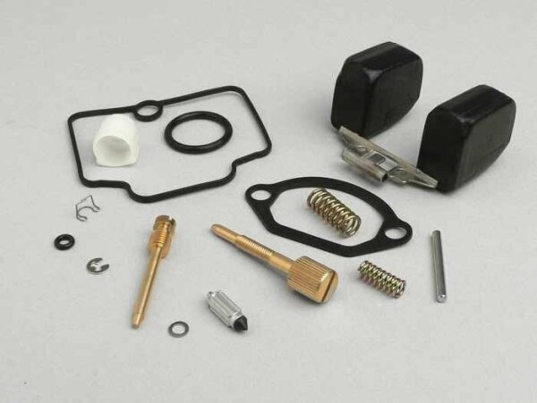 Carburettor repair kit -BGM ORIGINAL fits for PWK21, PWK24, PWK26, PWK28, PWK30 - (bgm, Stage 6, Koso, Oko) - incl. gasket set, gaskets, O-rings, float, float needle