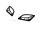 Blinkergitter Moto Nostra Vespa GT, GTL, GTV, GTS 125-300 hinten schwarz glänzend