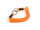 Schlüsselspirale Schlüsselanhänger Moto Nostra Länge 150mm Orange