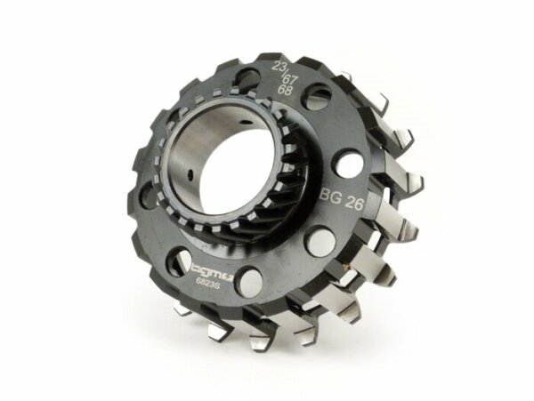 Clutch sprocket -BGM PRO- Vespa Cosa2, PX (1995-), BGM Superstrong, Superstrong CR - (for 67/68 tooth primary gear, helical) - 23 tooth